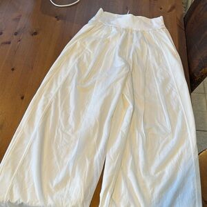 Lululenon casual nylon wide leg pants S